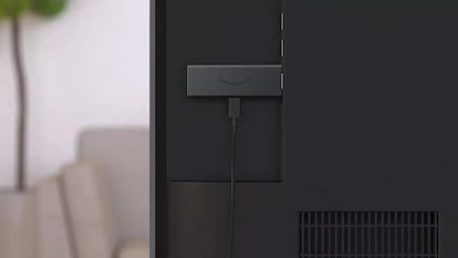 Fire TV Stick conectado a un televisor