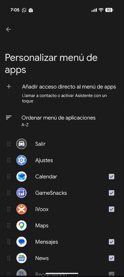Gestión de aplicaciones en Android Auto