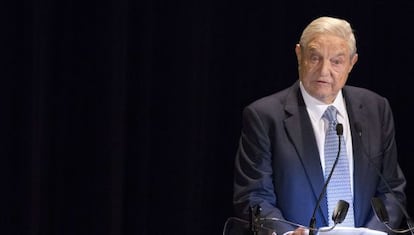 George Soros, en un evento filantrópico en el Warldorf Astoria de Nueva York, en noviembre.
