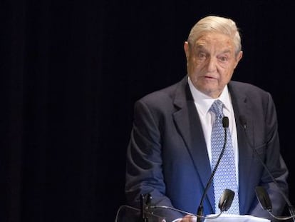 George Soros, em um evento de caridade em Nova York em novembro.