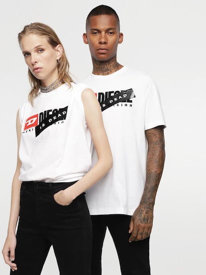 Camisetas con el lema «Diesel is dead».