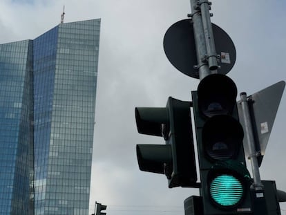 Sede del Banco Central Europeo (BCE), en Fráncfort, Alemania. 