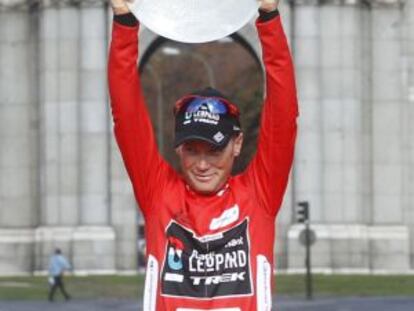 Horner, en el podio de Madrid.