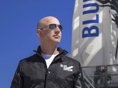 Jeff Bezos, fundador de Amazon y Blue Origin.