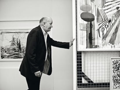 Pierre Levai, presidente de Marlborough Gallery New York, en la nueva sede de la Galería Marlborough en Barcelona.