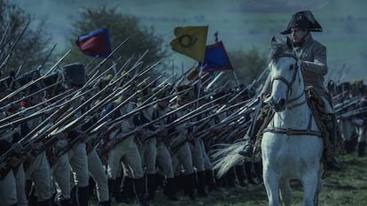 Joaquin Phoenix, como Napoleón, en un momento de la película de Ridley Scott.