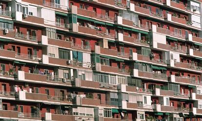Bloque de viviendas en Madrid.