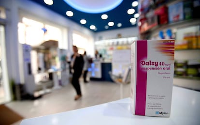 Dalsy, ibuprofeno para niños. La falta de suministro ha sido en el tamaño de 20 mg/ml.