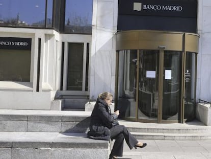 Vista de la sede de Banco de Madrid en la capital madrile&ntilde;a. EFE/Archivo