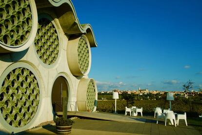 Vistas de Vilafranca del Penedès desde el Hotel Mastinell.