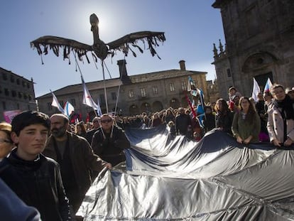 Protesta en Santiago por el fallo judicial 