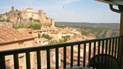 Vista de la villa medieval de Alquézar, en Huesca.