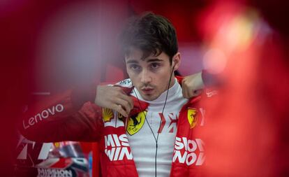 Charles Leclerc en el GP de Baréin.