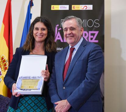 Eleonora Giovio durante la entrega de los Premios Lilí Álvarez.