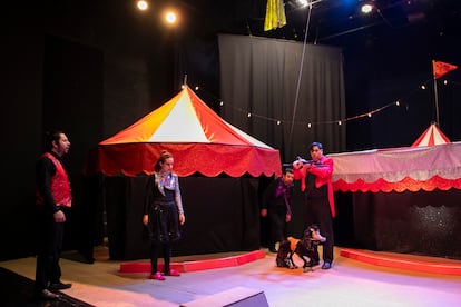 Ensayo de la obra ‘El circo de las marionetas’.