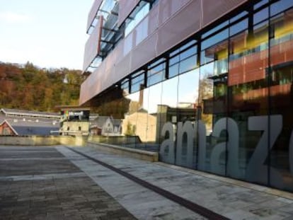 Fachada de la sede de Amazon en Luxemburgo.