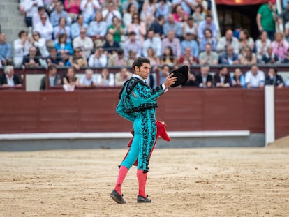 Cayetano Rivera, en la plaza de Las Ventas, el pasado 26 de mayo.