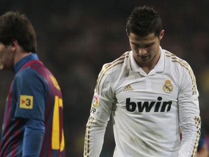Messi y Cristiano, durante un encuentro la temporada pasada