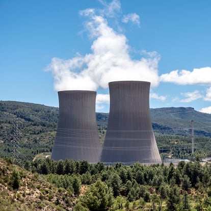Cofrentes nuclear power plant in the Valencian Community, Spain. Europe.