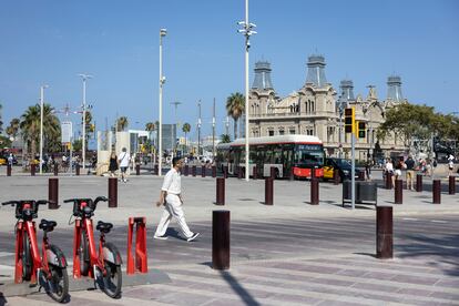 Tramo final de la Rambla