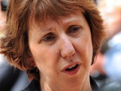 La responsable europea de Exteriores, Catherine Ashton.