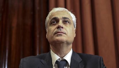 Germà Gordó, en su comparecencia en el Parlament la semana pasada.
