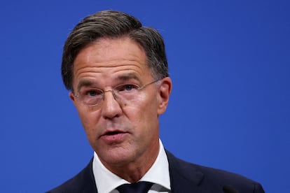 El secretario general de la OTAN, Mark Rutte, el día que tomó posesión de su cargo, el pasado 1 de octubre.