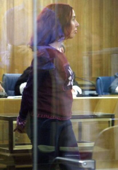 ETA terrorist In&eacute;s del R&iacute;o, pictured during a High Court trial in Spain.