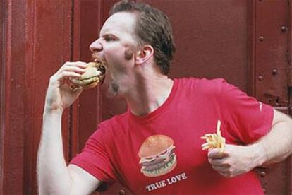 Morgan Spurlock, director y actor de <i>Super Size Me</i>.