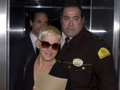 Ana Torroja arrives in court on Wednesday.