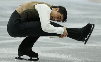 Javier Fernández en el Grand Prix de Sochi.