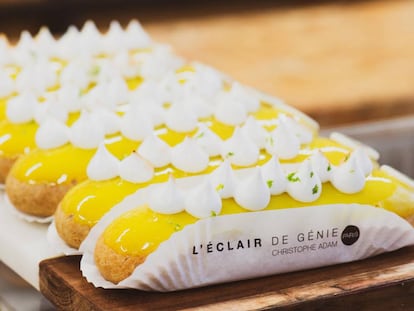 Los sugerentes y coloridos 'éclairs' de L’Éclair de Génie, en París.