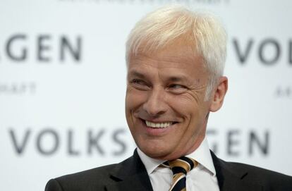Matthias Mueller, nuevo presidente ejecutivo de Volkswagen, en una imagen de marzo pasado.