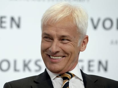 Matthias Mueller, nuevo presidente ejecutivo de Volkswagen, en una imagen de marzo pasado.