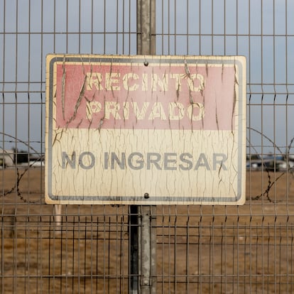 Sitio donde se se emplazar el proyecto de Google para un nuevo data center en la comuna de Cerrillos, en Santiago, Chile, el 11 de Abril de 2025.