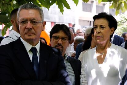Alberto Ruiz-Gallardón, el pasado 22 de julio en Caracas.