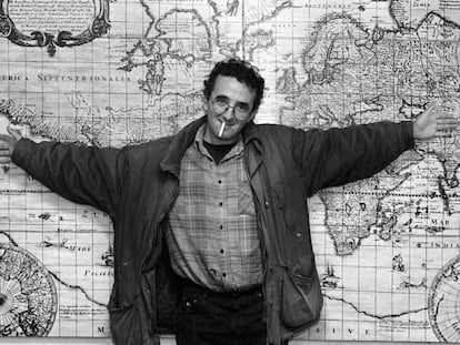 El escritor chileno Roberto Bolaño, en una fotografía de archivo
