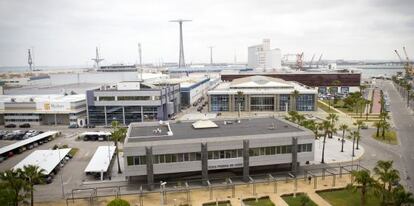 Instalaciones del Consorcio de la Zona Franca de Cádiz.