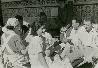 Del álbum de los servicios sanitarios de las Brigadas Internacionales (1938 como más tarde)