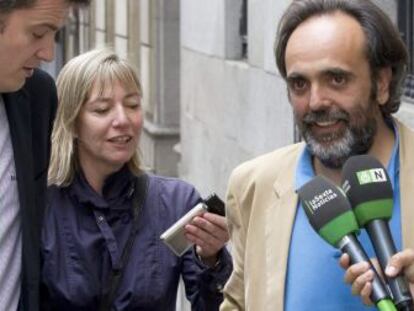 El exalcalde de Majadahonda Guillermo Ortega, a su llegada a la Audiencia Nacional.