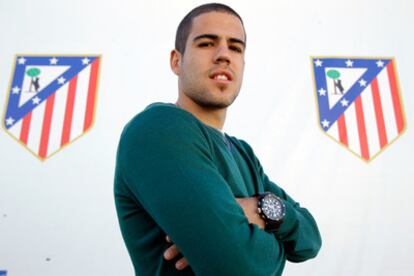 Álvaro Domínguez, defensa del Atlético de Madrid.