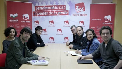 Podemos e IU discrepan sobre las listas conjuntas para el 26-J en Euskadi