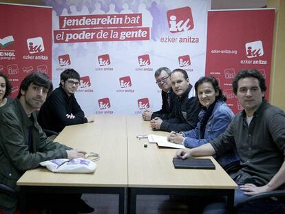 Podemos e IU discrepan sobre las listas conjuntas para el 26-J en Euskadi