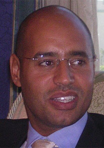 El Saif al Islam Gaddafi.