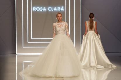 Rosa Clará ha inaugurat aquest dimarts la Barcelona Bridal Fashion Week.