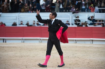 Manzanares en una corrida reciente en Arles, al sur de Francia.