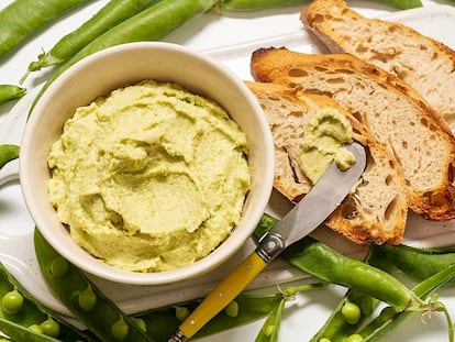 Hummus de guisantes