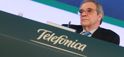 El presidente de Telef&oacute;nica, C&eacute;sar Alierta. 