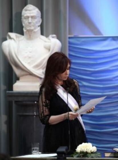La presidenta Cristina Fernández de Kirchner.
