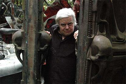 H. R. Giger, en su casa de Zrich.